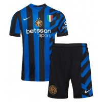 Inter Milan Alessandro Bastoni #95 Hemmadräkt Barn 2024-25 Kortärmad (+ Korta byxor)